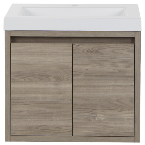 Mercury Row® Altenburg 24.5'' Wall Mounted Single Bathroom Vanity with